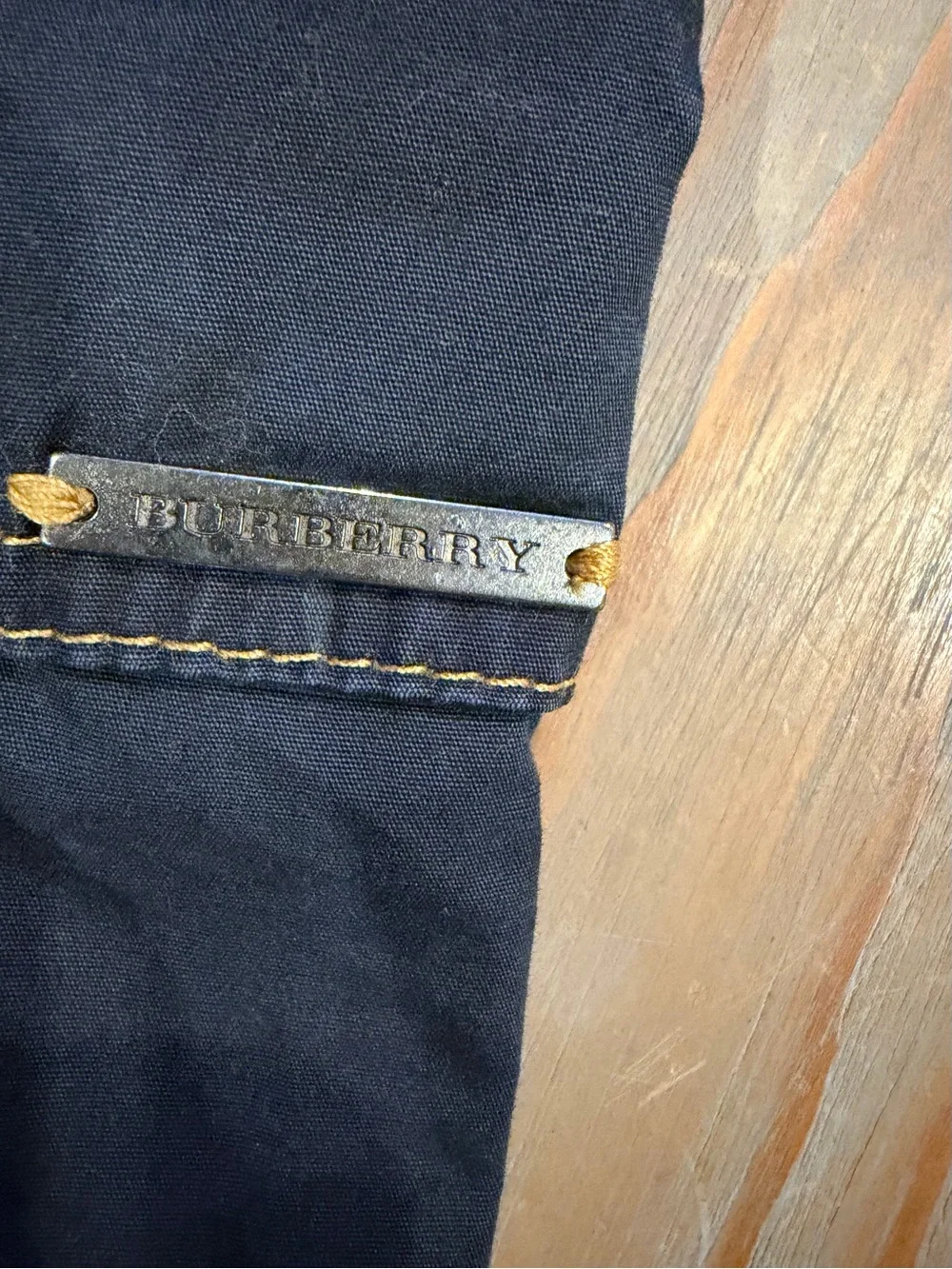 Burberry Boy’s Midnight Cargo Pants with Contrast Stitching